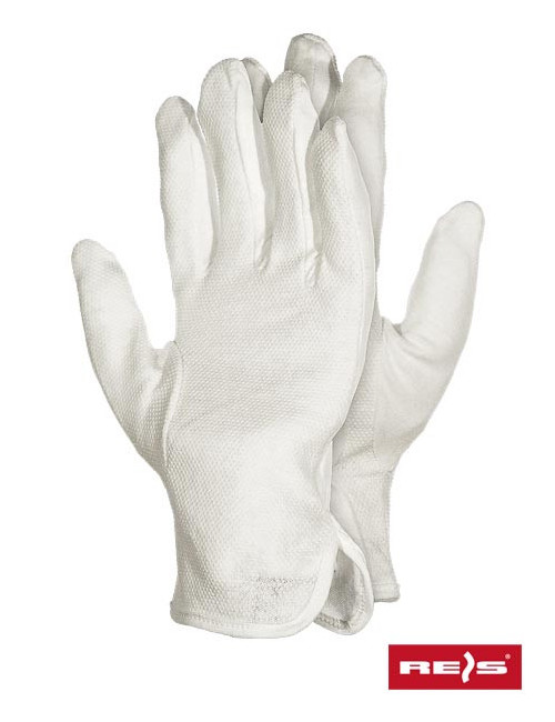 Rękawice ochronne rmicron w biały Reis