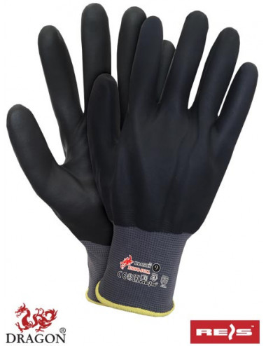 Protective gloves rnifo-full sb grey-black Reis