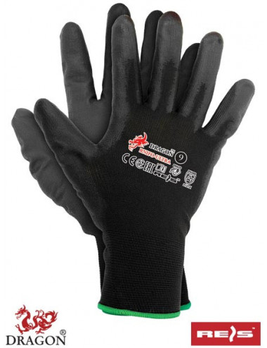 Protective gloves rnifo-ultra bb black-black Reis
