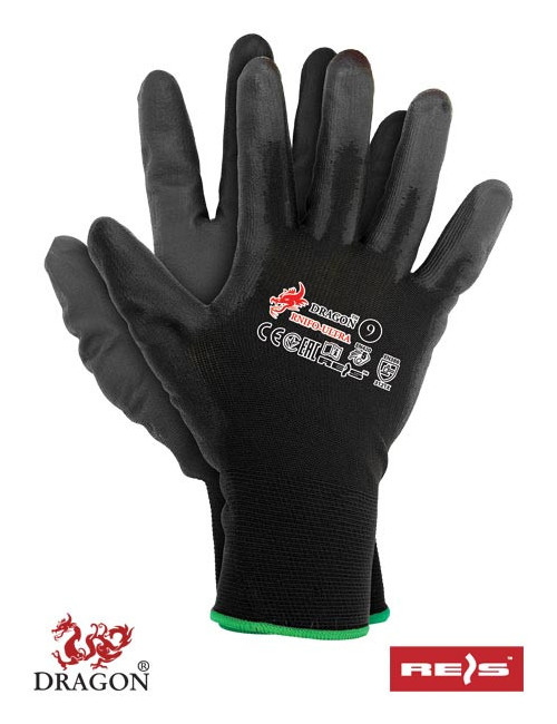 Rnifo-ultra bb Schutzhandschuhe schwarz-schwarz Reis