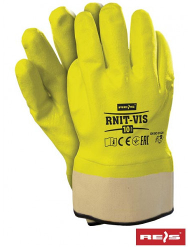 Protective gloves rnit-vis se celadine Reis