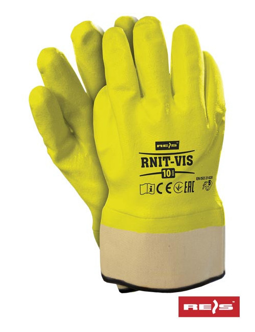 Protective gloves rnit-vis se celadine Reis