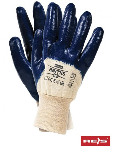 Protective gloves rnitns beg beige-navy Reis