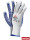 Protective gloves rnydo wn white-blue Reis