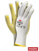 Protective gloves rnydo white-yellow Reis