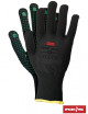 Protective gloves rnydo-color bz black-green Reis