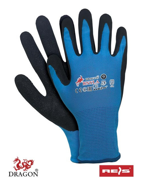 RNYLA NB SCHUTZHANDSCHUHE BLAU-SCHWARZ