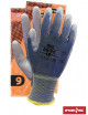 Protective gloves rnypo melnsw melange blue-grey-white Reis