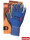Protective gloves rnypo ns blue-grey Reis