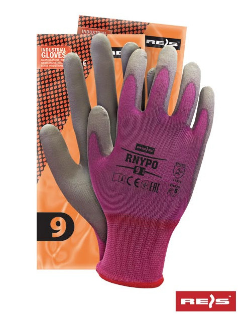 Protective gloves rnypo vs purple-grey Reis