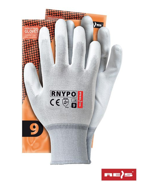 Rnypo WW Schutzhandschuhe weiß und weiß Reis