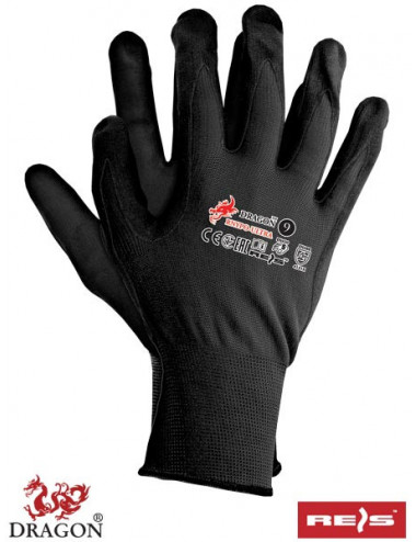 Protective gloves rnypo-ultra bb black-black Reis