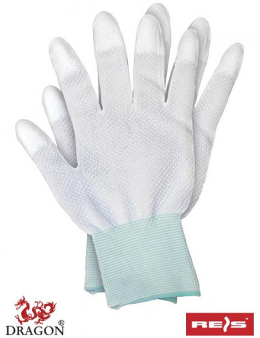 Protective gloves rnypofimic in white Reis