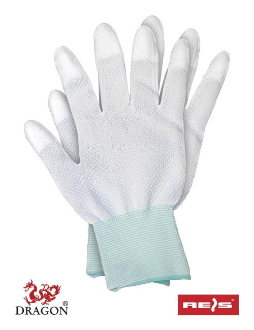 Protective gloves rnypofimic in white Reis