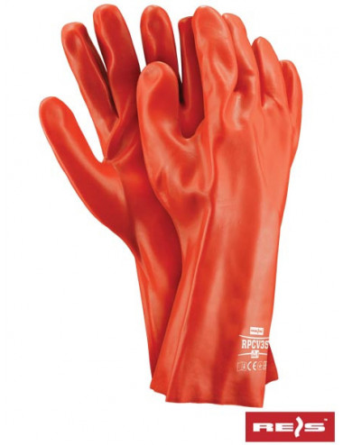 Protective gloves rpcv35 c red Reis