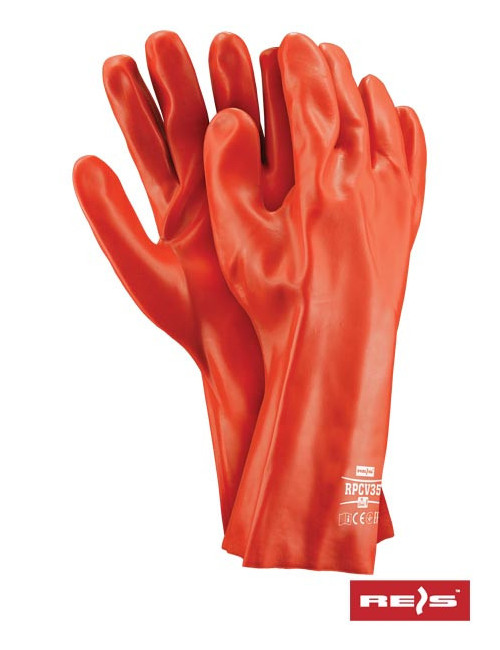 RPVC35 C Schutzhandschuhe rot Reis