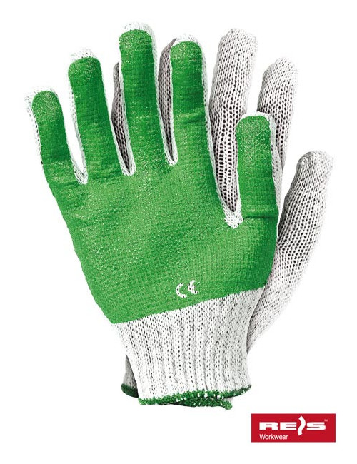 Protective gloves rr with green Reis