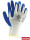 Protective gloves rtela wn white-blue Reis