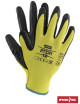 Protective gloves rteni yb yellow-black Reis