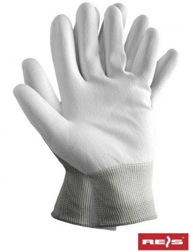 Protective gloves rtepo ww white-white Reis