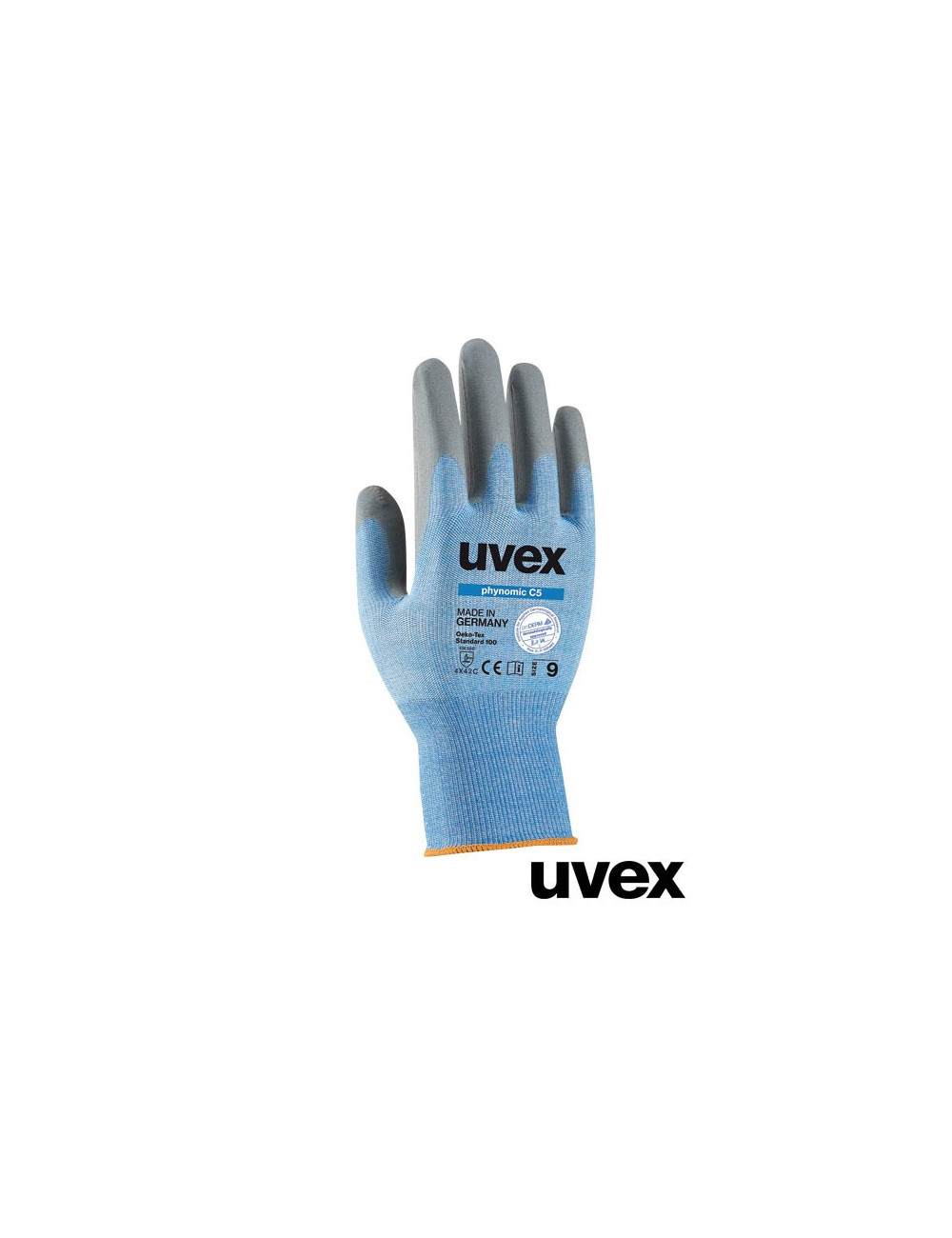 Protective gloves ns blue-gray Uvex Ruvex-nomicc5