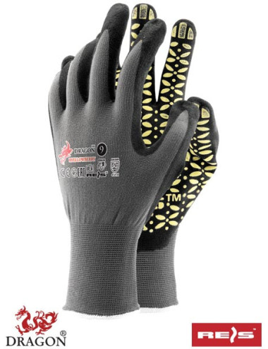 RYellowberry SBY Schutzhandschuhe Stahl-Schwarz-Gelb Reis