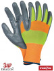 2Protective gloves strada pys orange-yellow-gray Reis