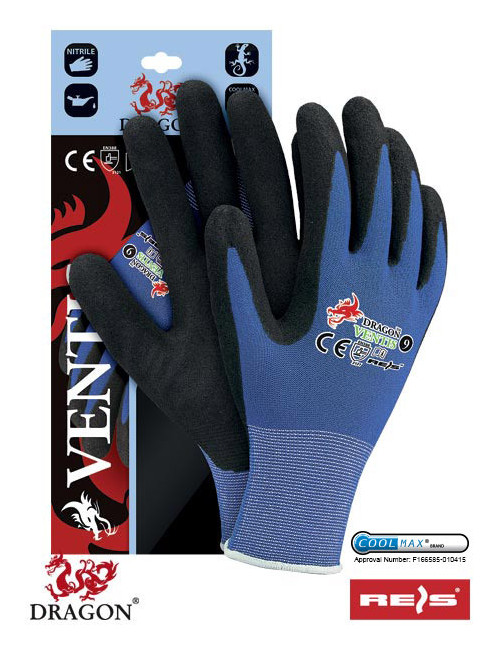 Protective gloves ventis nb blue-black Reis