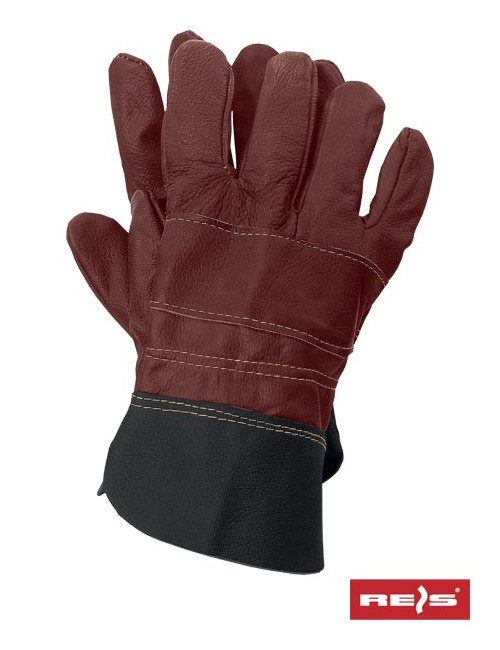 Handschuhe in dunklen Farben, aus vollnarbigem Rindsleder, gefüttert