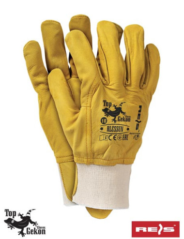 Protective gloves rlcssun y yellow Reis