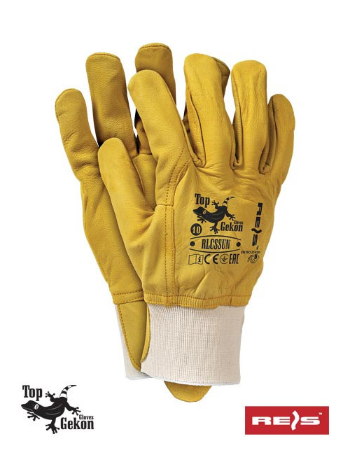 Protective gloves rlcssun y yellow Reis