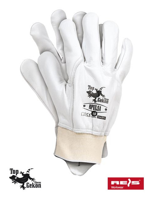 Protective gloves rpulsa in white Reis