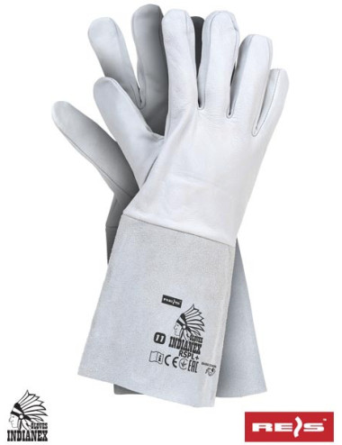 Schutzhandschuhe rspl+ wjs weiß-hellgrau Reis