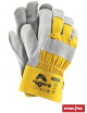 2Protective gloves diggers yjs yellow-light gray Reis
