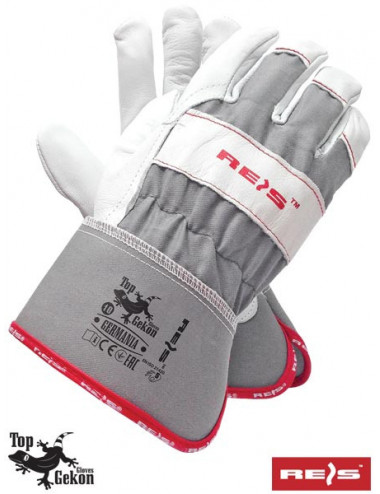 Protective gloves germany sw gray and white Reis
