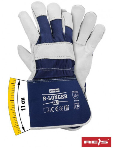 Protective gloves r-longer gw navy-white Reis