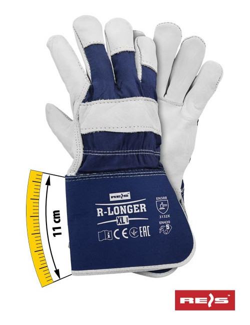 Protective gloves r-longer gw navy-white Reis