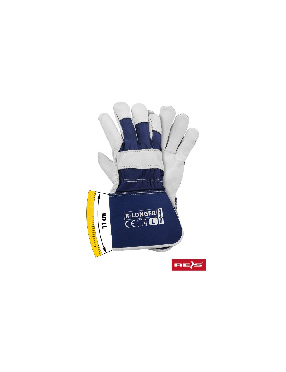 Protective gloves r-longer-l gw navy-white Reis