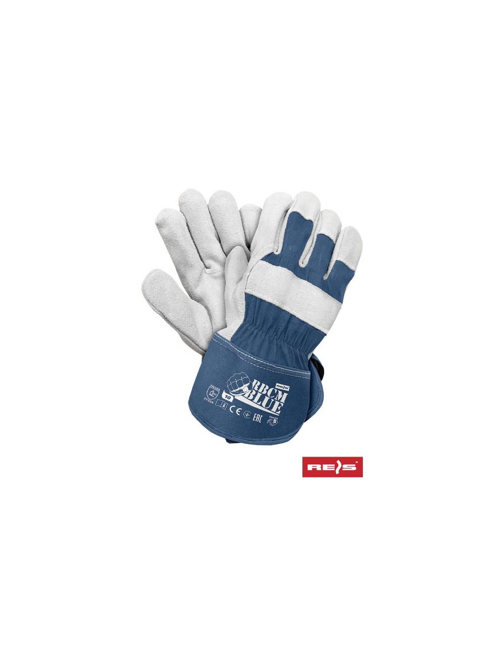 Protective gloves rbcmblue njs blue-light gray Reis