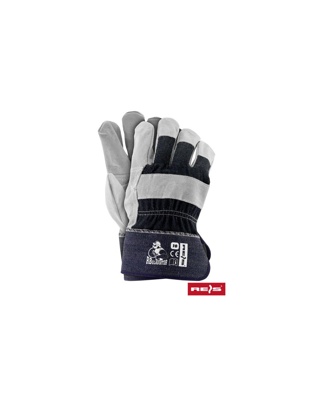 Protective gloves rbgladiator gjs navy-light gray Reis