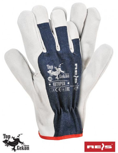 Protective gloves rbtoper gw navy-white Reis