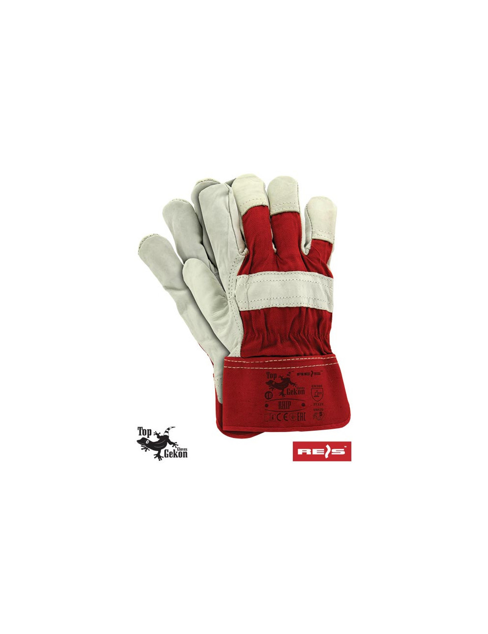 Protective gloves rhip cw red-white Reis