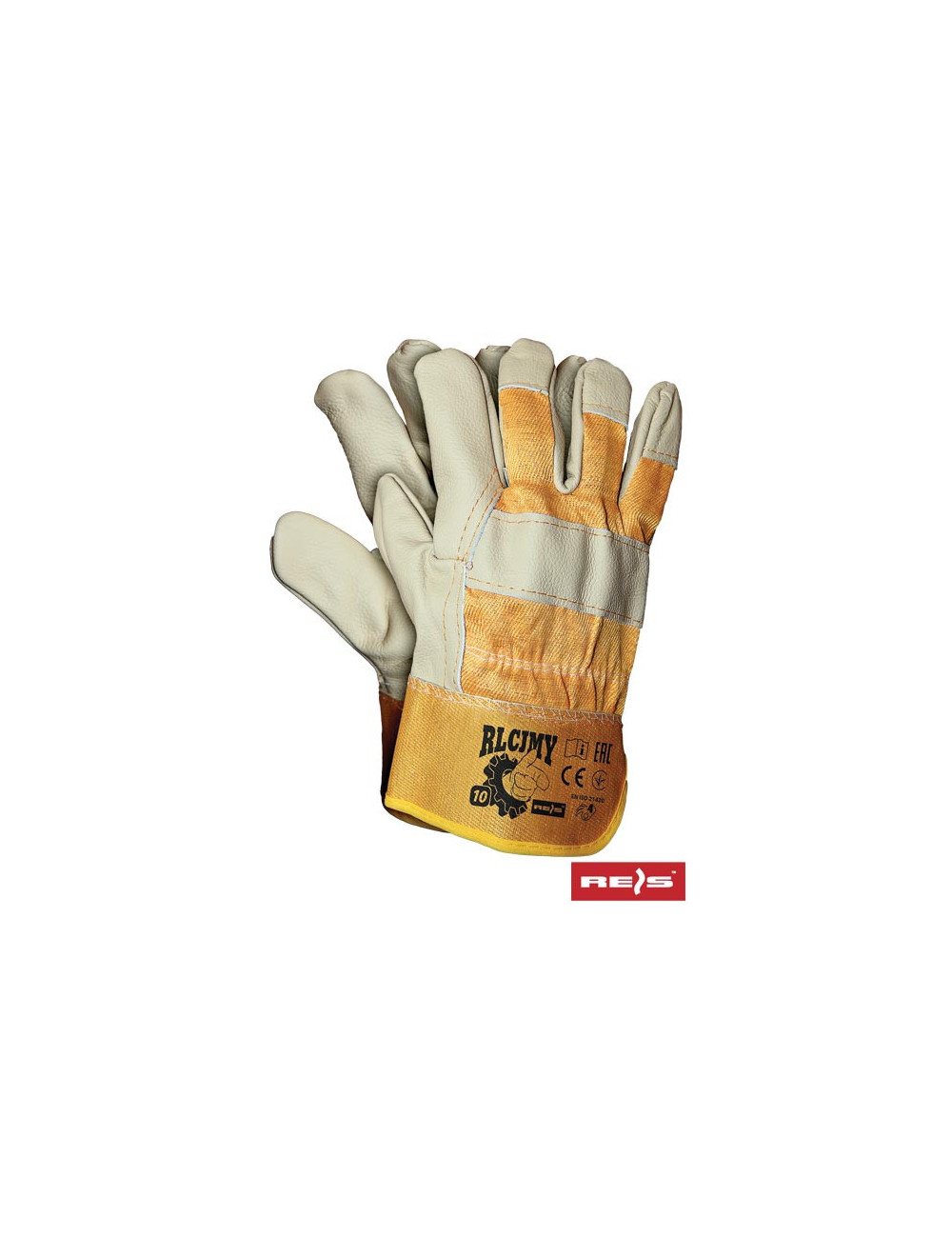 Protective gloves rlcjmy yjk yellow-light color Reis