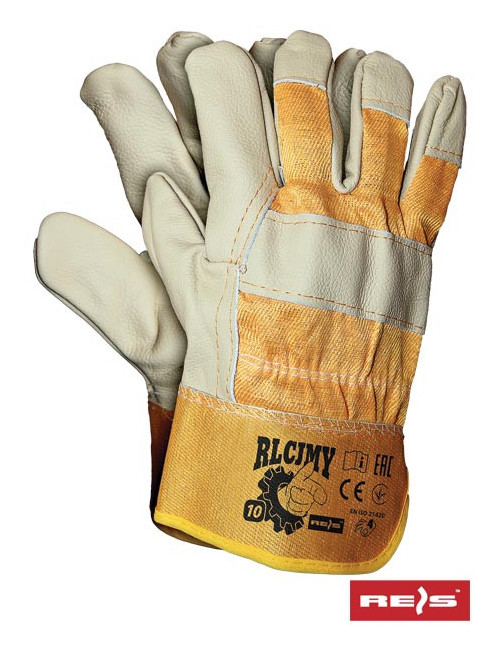 Protective gloves rlcjmy yjk yellow-light color Reis