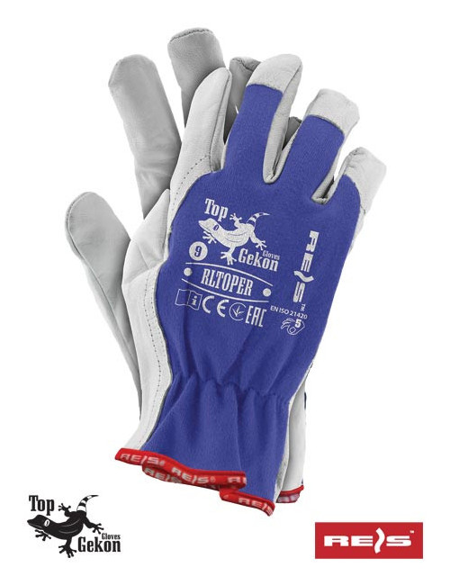 Protective gloves rltoper nw blue/white Reis