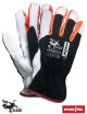 Protective gloves rltoper-duo bpw black-orange-white Reis