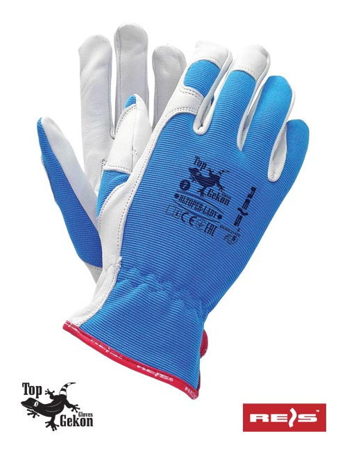 Protective gloves rltoper-lady nw blue-white Reis