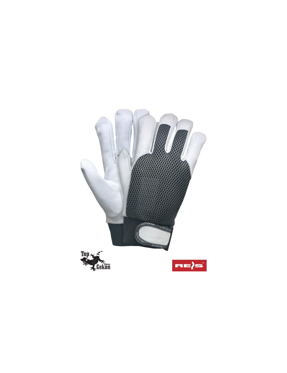 Protective gloves rltoper-silver sw gray-white Reis