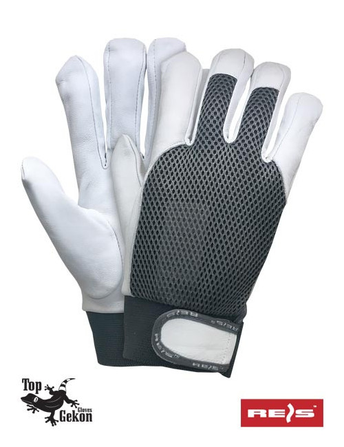 Protective gloves rltoper-silver sw gray-white Reis