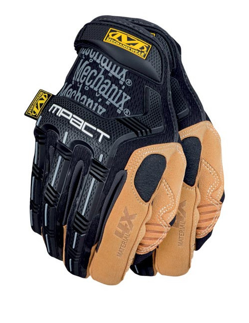 Schutzhandschuhe rm-mpact4x bh schwarz und honig Mechanix